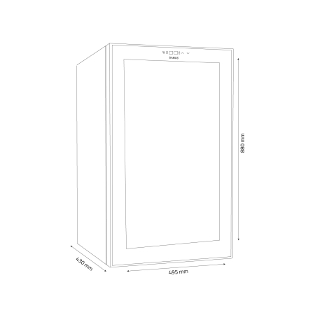 Racitor pentru vin Samus SRV98LMCD [4]