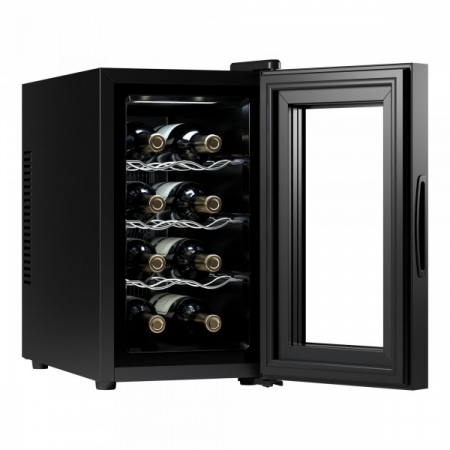 Racitor vinuri Samus SRV25CR8, 21 litri, clasa E, racire termoelectrica, iluminare interioara LED, control tactil cu afisaj electronic, 47.5 x 26.5 x 51 cm [2]