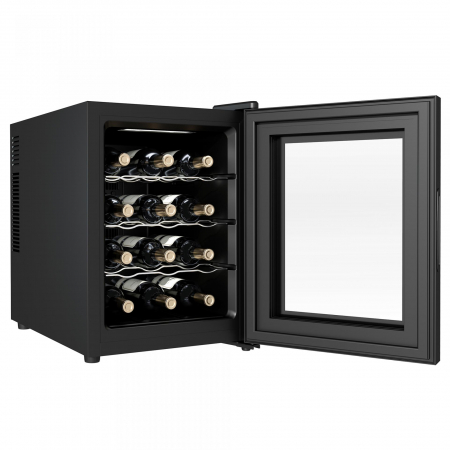 Racitor vinuri Samus SRV36CR12, 33 litri, clasa F, racire termoelectrica, iluminare interioara LED, control tactil cu afisaj electronic, 48 x 34.5 x 51 cm [1]