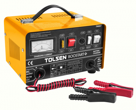 Redresoare auto - roboti de pornire - Redresor auto, incarcare rapida, 12-24 V, TOLSEN ROMANIA