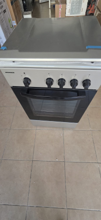 PRODUSE RESIGILATE - Resigilat - Aragaz pe gaz Heinner HFSC-SME50SL, 50X50 cm, 4 arzatoare, suport email, dispozitiv de siguranta plita si cuptor, duze GPL incluse