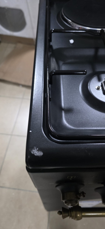 Resigilat - Aragaz Rustic Samus SR550EL3B1 – 3 Arzătoare pe Gaz + 1 Electric, + Diuze GPL, Cuptor Electric 48L, Clasa Energetică A, Negru [3]