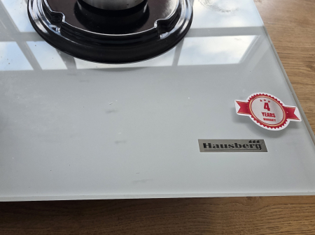 Resigilata-Plita Incorporabila Hausberg HB-565AB, 5 arzatoare, Gaz, Aprindere electrica, Alb [5]