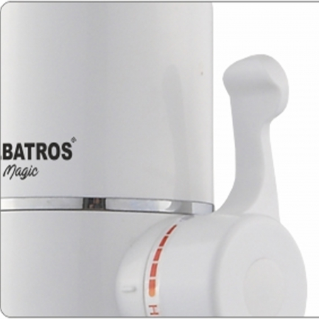 Robinet Electric Albatros Magic – 3000W, Temperatură Reglabilă 30–60°C, Rezistență din Oțel Inoxidabil, Conductă din Cupru, Debit 2–2.5 L/min, Presiune 0.04–0.6 MPa, Protecție ELCB, Instalare Ușoară, [1]