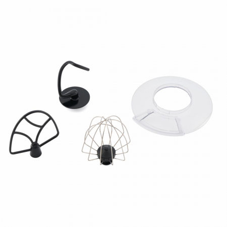 Robot de bucatarie Heinner ExpressRobot HPM-L1200RD, 1200W, angrenaje metalice, bol inox 4.5L, 6 viteze + Pulse, tel din inox, paleta si carlig din aluminiu turnat, accesorii incluse: masina de tocat [9]