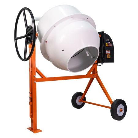 Betonieră Electrică RURIS BETALUX 2000X  950 W, Cuva 200 L – Puternică, rezistentă IP44, cu pedală de picior și roți 10”, ideală pentru lucrări rapide și eficiente pe șantier [7]