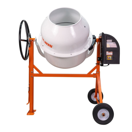 Betoniere - Betonieră Electrică RURIS BETALUX 2000X  950 W, Cuva 200 L – Puternică, rezistentă IP44, cu pedală de picior și roți 10”, ideală pentru lucrări rapide și eficiente pe șantier