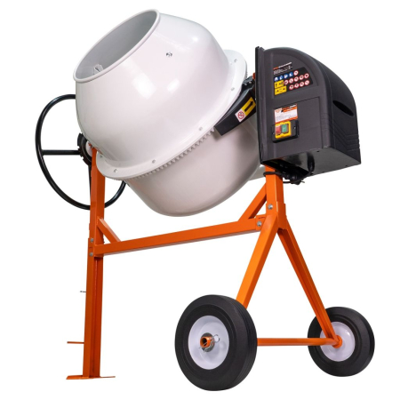 Betonieră Electrică RURIS BETALUX 2000X  950 W, Cuva 200 L – Puternică, rezistentă IP44, cu pedală de picior și roți 10”, ideală pentru lucrări rapide și eficiente pe șantier [8]