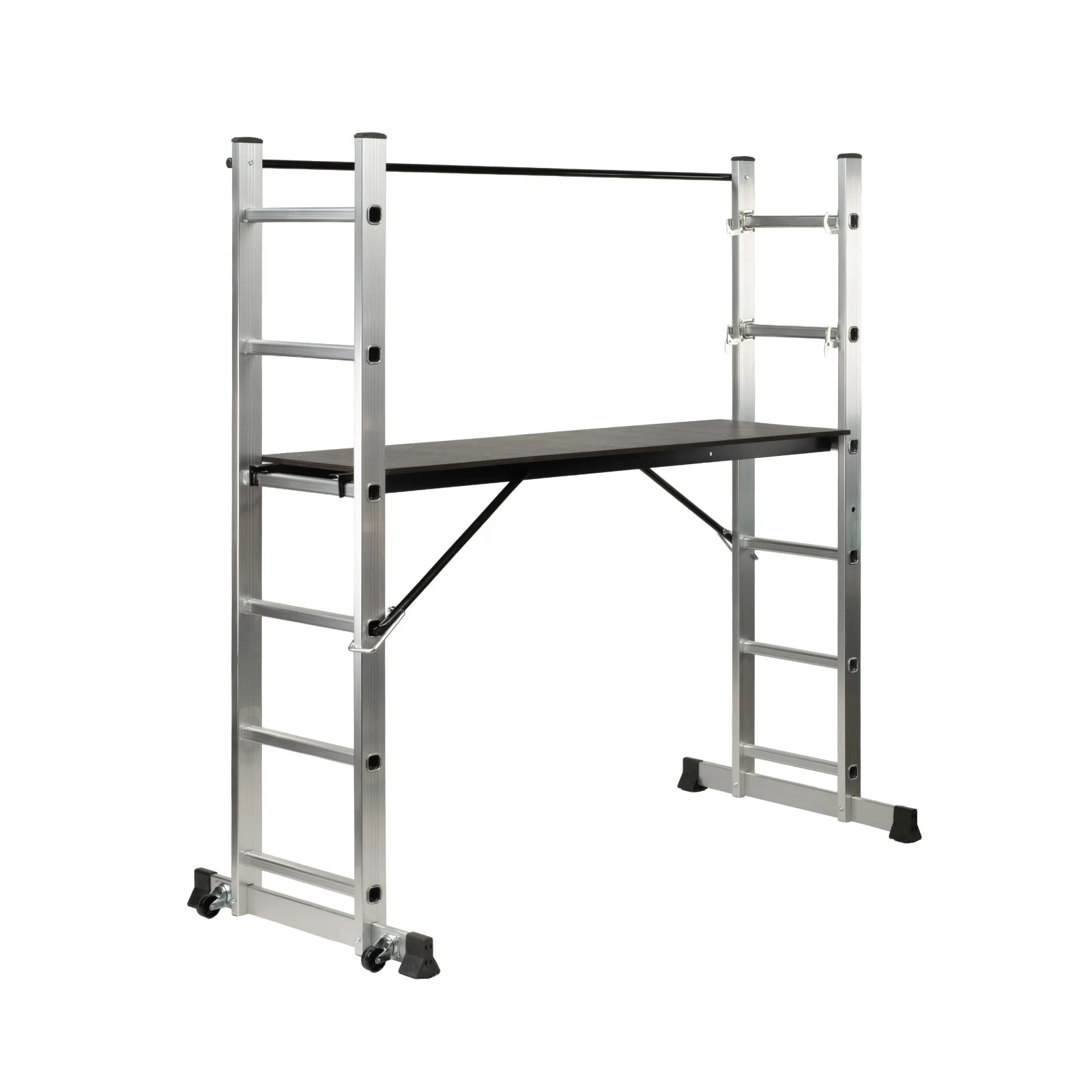 Scara schela cu platforma aluminiu 2X6 trepte 3 IN 1 [7]