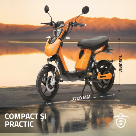 Scuter electric cu pedale Samus Chicago-18T800-48V26-Orange [14]