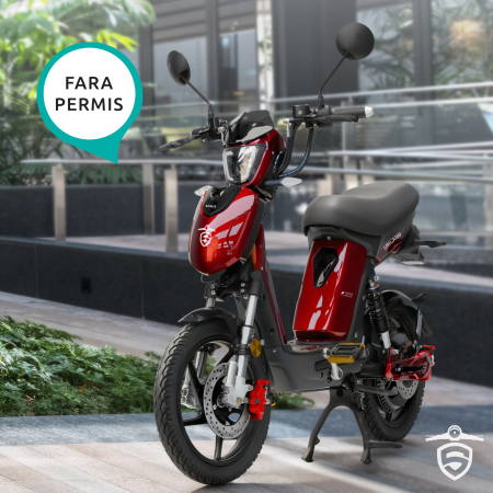 Scuter electric cu pedale Samus Chicago-18T800-48V26-Red [22]