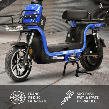Scuter electric Samus Detroit-12T1200-60V26-Blue [18]