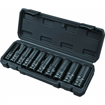 Truse de scule - Set 10 chei tubulare lungi de impact 1/2 10-24mm Topmaster