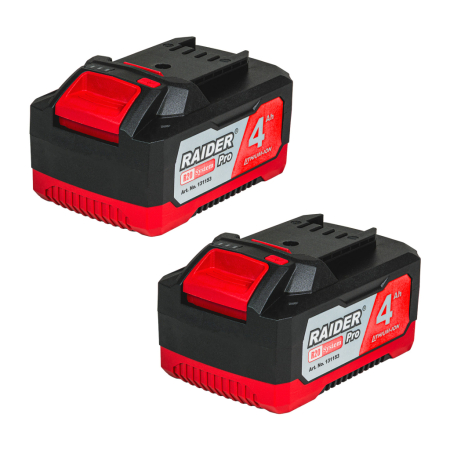 Acumulatori scule electrice - Set 2 Acumulatori R20 Li-Ion 20V 4.0Ah, autonomie extinsa, compatibili pentru scule R20