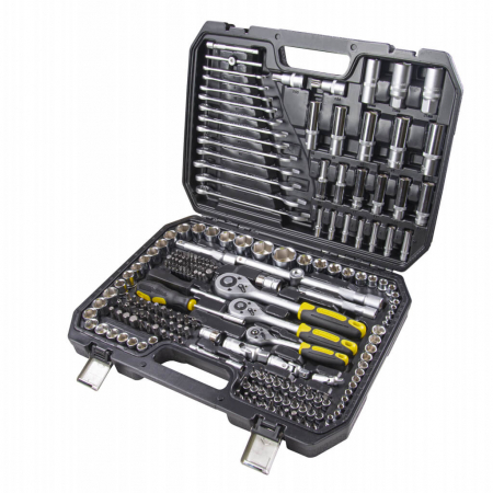 Truse de scule -  Set 216 tubulare ¼ si ½ si 3/8 CR-V First generation Topmaster