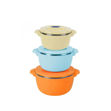 SET 3 CASEROLE TERMICE 2+4+6L,BELLY BEIGE, ART OF DINING BY [1]