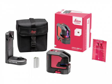 Nivela de masurat - SET Basic Nivela Laser cu linii in cruce, Lino L2-S - Leica-848435
