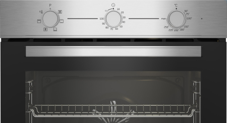 Set BI Beko cuptor+plita, gatire ventilata, 6 functii, aprindere integrata, timer, booster, steam shine cleaning, grill, iluminare cuptor, negru+inox [4]