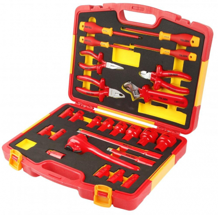 BRICOLAJ - Set de 25 unelte de mana izolate, VDEline PREMIUM