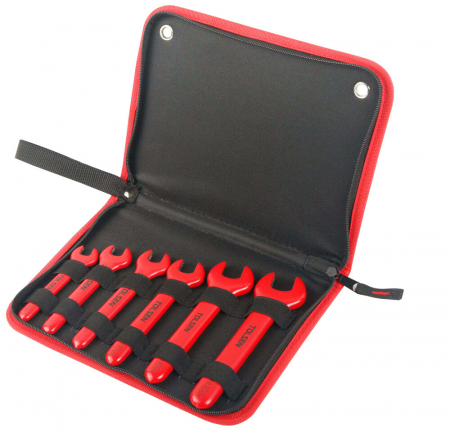 BRICOLAJ - Set de 6 chei de piulite izolate cu capat deschis, VDEline PREMIUM