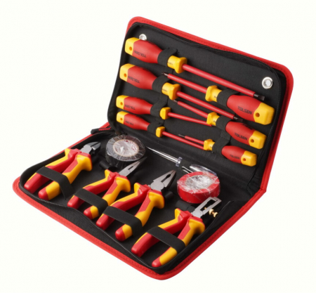 BRICOLAJ - Set de unelte de mână izolate 14 buc., VDEline PREMIUM