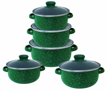 Seturi oale - SET GATIT 10 PIESE EMAILAT , CARLA, VANORA HOME