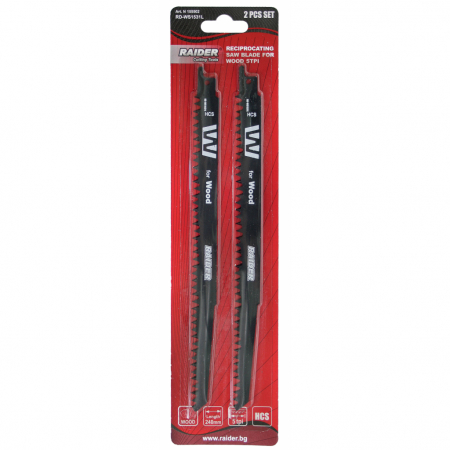 Set lame ferastrau sabie pt. lemn 240x19x1.5mm (5.0mm) 2pcs. [2]