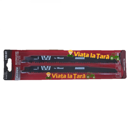 Fierastraie electrice - Set lame ferastrau sabie pt. lemn 240x19x1.5mm (5.0mm) 2pcs.