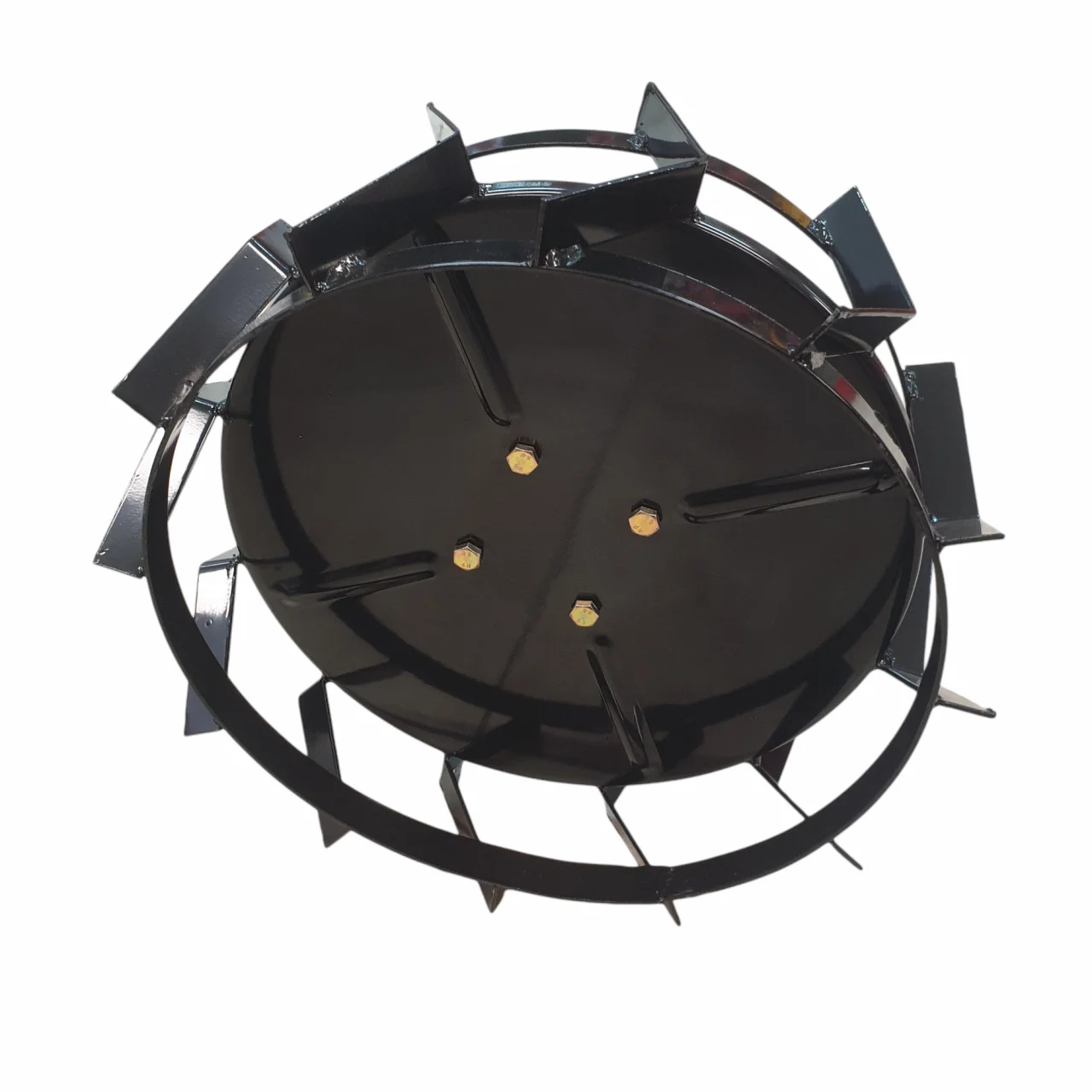 Set roti metalice 470x195 cu manicot, diametru ax 33mm [4]