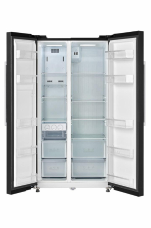 Frigider Side by Side Heinner HSBS-M548NFINVBKE++, 548 L, Full No Frost, Compresor Inverter, Clasa E, Display LED Touch, Super Răcire, Super Congelare, Mod Vacanță, Alarmă Ușă Deschisă, Iluminare LED, [1]