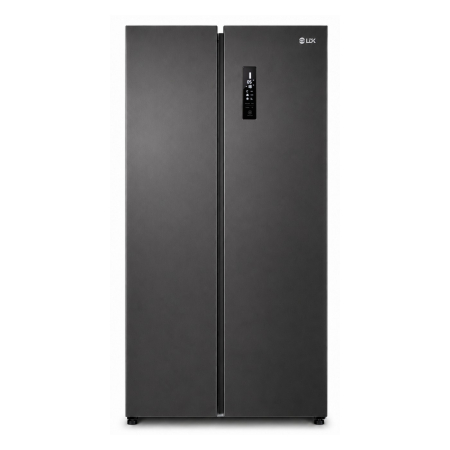 Aparate frigorifice - Side by Side LDK SBS-622NFDS, Clasa E, Capacitate 622 l, No Frost, Display Control Touch, Racire rapida, Congelare rapida, H 181 cm, Dark Inox