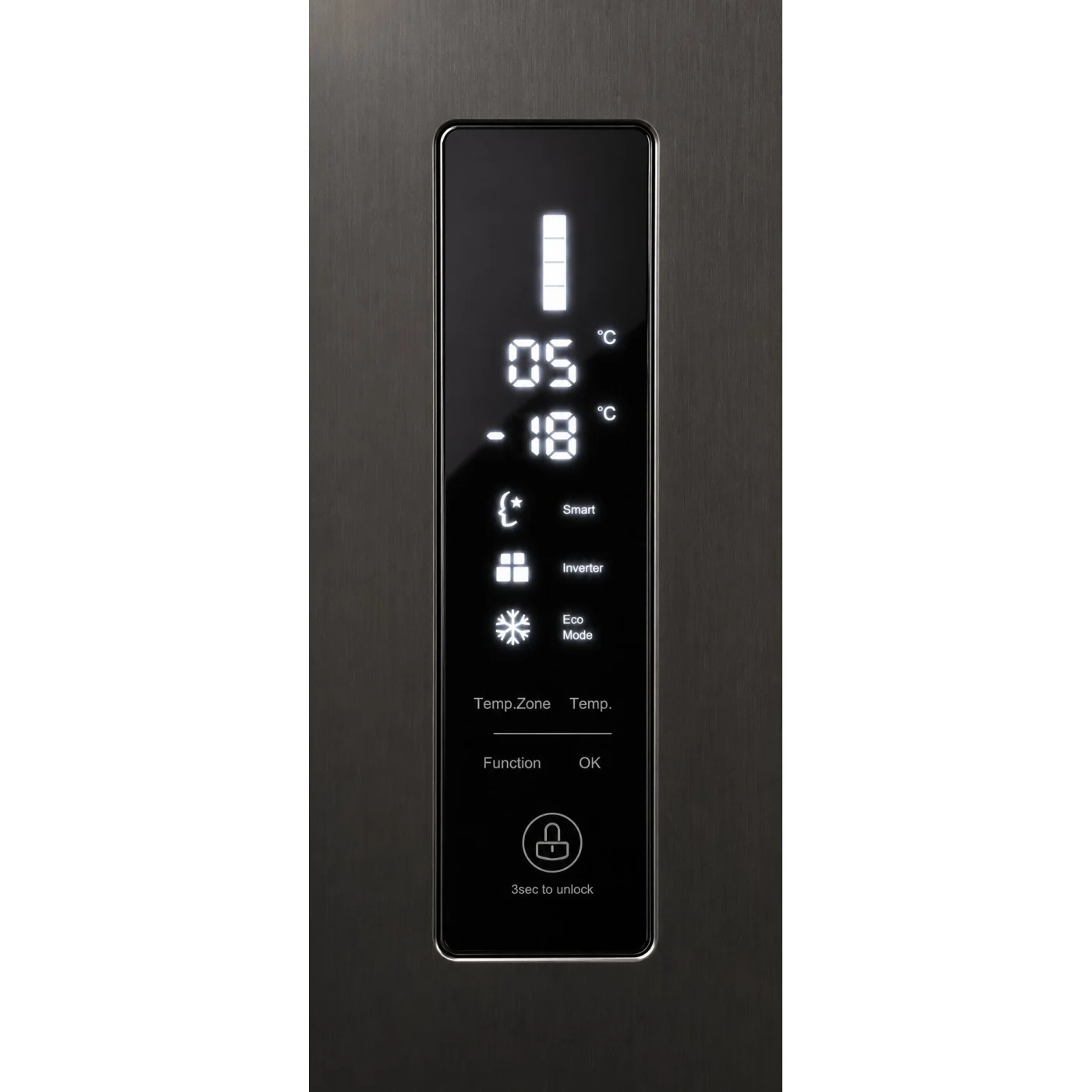Side by Side LDK SBS-622NFDS, Clasa E, Capacitate 622 l, No Frost, Display Control Touch, Racire rapida, Congelare rapida, H 181 cm, Dark Inox [4]