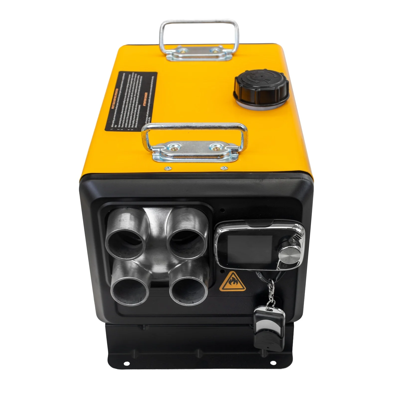 Sirocou  diesel ROTOR RID-12, 12 kW, 12V/24V/230V, rezervor 5 L, 4 iesiri aer cald din aluminiu, control LCD, telecomanda, portabil [2]