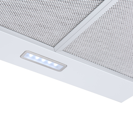 Hota clasica NobelTek NHO-CL60F15W, 60 cm, 1 motor, 2 filtre aluminiu, lampa led, 300m3, Alb [3]