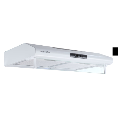 Hote Traditionale - Hota clasica NobelTek NHO-CL60F15W, 60 cm, 1 motor, 2 filtre aluminiu, lampa led, 300m3, Alb
