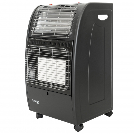 Climatizare si sisteme de incalzire - Soba pe Gaz și Quartz Samus RS422Q, 4.2 kW, 3 Trepte Putere, GPL, Aprindere Piezoelectrică, Senzori de Siguranță, Mobilă pe Roți