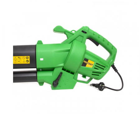 Suflanta aspirator si tocator pentru frunze Procraft PGU2500 10992, 2200 w, 35 l, turatie reglabila [6]
