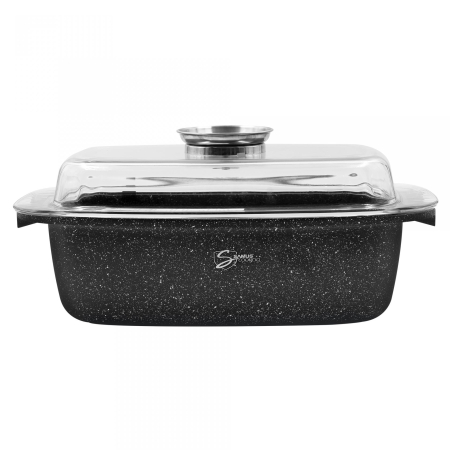 Seturi oale - Tava inalta cu capac Samus 32X22X10.5 cm, 5.5l - TOL323-RC, TOLEDO LINE