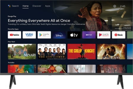 Televizoare - Televizor Smart LED Tesla 43E635BFS, 109 cm, Full HD, Android TV 11, Clasa energetica E, Negru