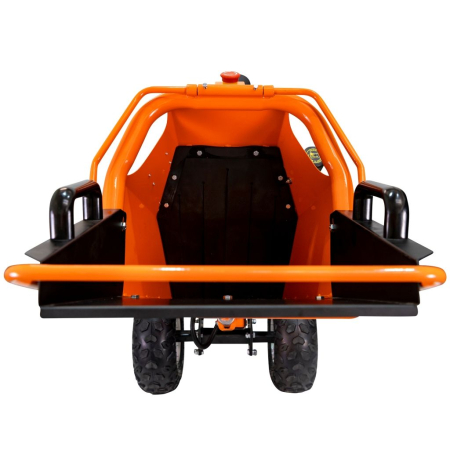 Tocător de crengi și resturi vegetale pe benzină, motor Ducar DH212, 7 CP, 212 cmc, 4 timpi, diametru tăiere 80 mm, 2 cuțite din oțel aliat, evacuare rotativă 360°, rezervor 3,6 L, 3750 rpm [1]