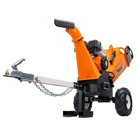 Tocător de crengi și resturi vegetale ST1000, motor Ducar DH402 15 CP, 420 cmc, pornire electrică, diametru de tăiere 120 mm, 2 cuțite din oțel aliat 300 x 55 mm, evacuare rotativă 360° [4]