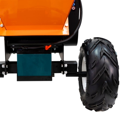 Tocător de crengi și resturi vegetale ST1000, motor Ducar DH402 15 CP, 420 cmc, pornire electrică, diametru de tăiere 120 mm, 2 cuțite din oțel aliat 300 x 55 mm, evacuare rotativă 360° [8]