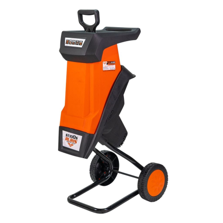 GRADINA - Tocător de crengi și resturi vegetale ST100S, motor electric 2400 W, 4500 rpm, diametru maxim de tăiere 40 mm, coș colector 50 L, 2 roți pentru transport, greutate 10,7 kg