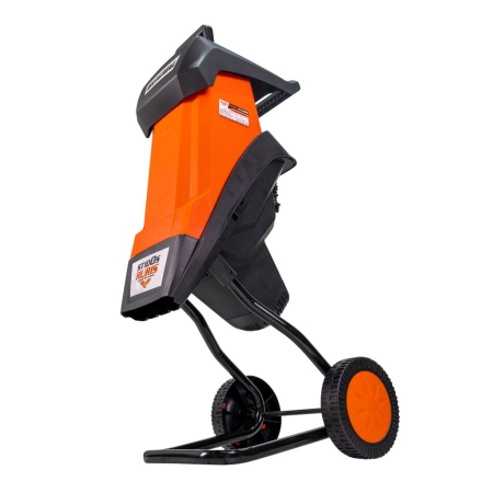 Tocător de crengi și resturi vegetale ST100S, motor electric 2400 W, 4500 rpm, diametru maxim de tăiere 40 mm, coș colector 50 L, 2 roți pentru transport, greutate 10,7 kg [2]