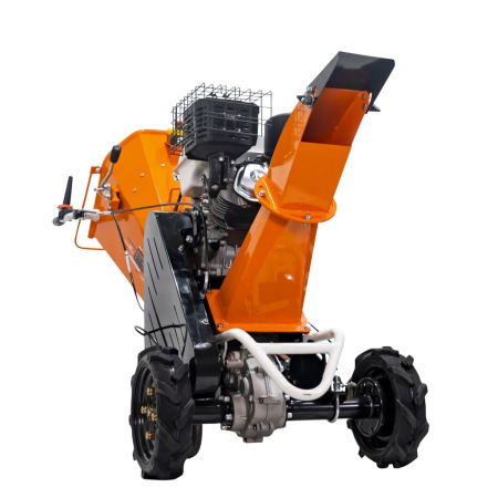 Tocător de crengi și resturi vegetale ST500 PLUS, motor pe benzină 15 CP, 459 cmc, diametru de tăiere 100 mm, capacitate de tocare până la 1000 kg/h, evacuare rotativă 360° [4]