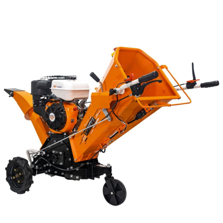 GRADINA - Tocător de crengi și resturi vegetale ST500 PLUS, motor pe benzină 15 CP, 459 cmc, diametru de tăiere 100 mm, capacitate de tocare până la 1000 kg/h, evacuare rotativă 360°