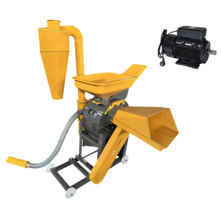 Tocatoare fan, crengi, tulpini - Tocator pentru furaje si cereale TAIFUN cu ciclon, motor 3 kw, productie 700 kg/h