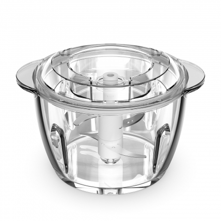 Tocator Tesla FC302W, 400W, 1L, 1 viteza, 4 lame inox, sistem de protectie, Alb [5]
