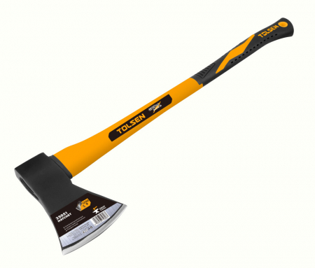 Despicatoare de busteni si topoare - TOPOR 1250g, mâner din fibră de sticlă bicomponentă, GRIPro - Tolsen