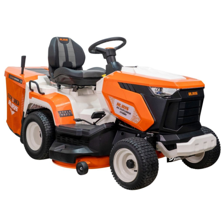 GRADINA - Tractor de tuns gazon RURIS RX EXPLORER 1700H, motor 19 CP Loncin, 432cc, transmisie hidrostatică, lățime tăiere 102 cm, colector 280L, pornire electrică, LED, 4x2, benzină, profesional